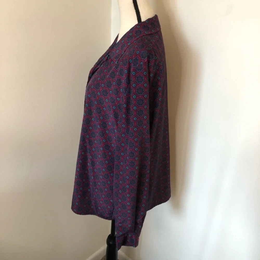 Vintage Haberdashery by Leslie Fay Floral Blouse - Picture 3 of 10